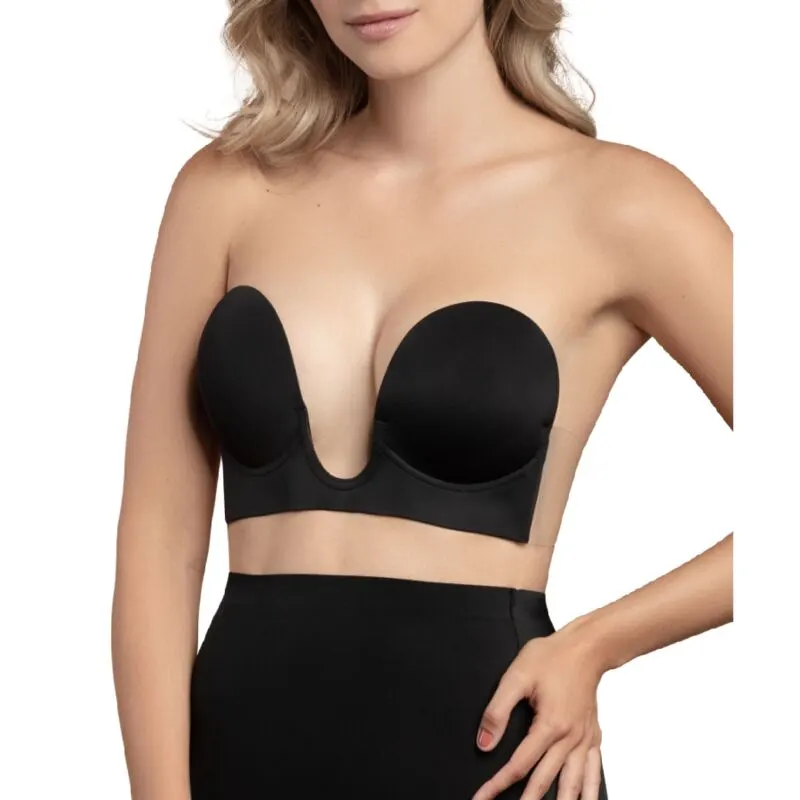 Bye-Bra - Sujetador Without Handles Shape U negro Cup D