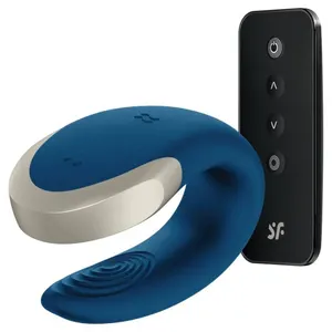 Satisfyer - Doble Love Luxury Partner vibrador azul
