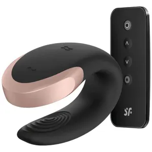 Satisfyer - Doble Love Luxury Partner vibrador negro