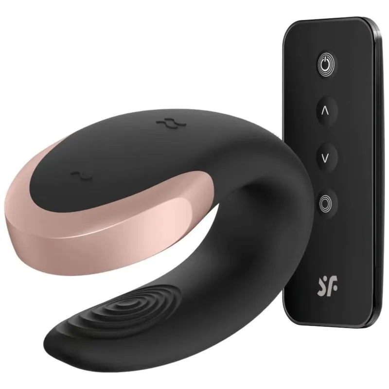 Satisfyer - Doble Love Luxury Partner vibrador negro
