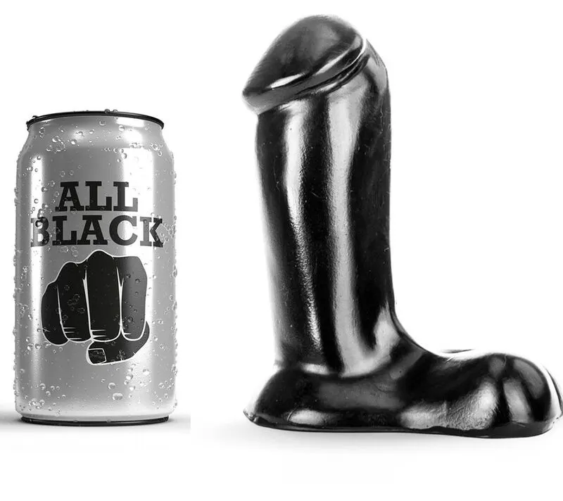 All Black - Dildo realista 14 Cm