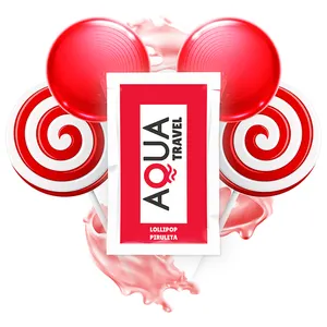 Aqua Travel - Lollipop Flavour Waterbased lubricante 6 Ml