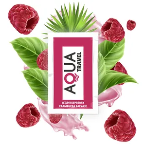Aqua Travel - Wild Raspberry Flavour Waterbased lubricante 6 Ml