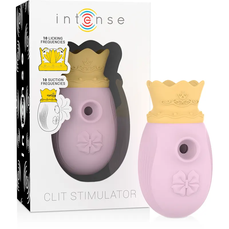 Intense - Clitoris Stimulator 10 succión And Licking modos - rosa