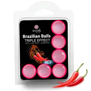 Secretplay - Set 6 Brazilian bolas Triple Effect