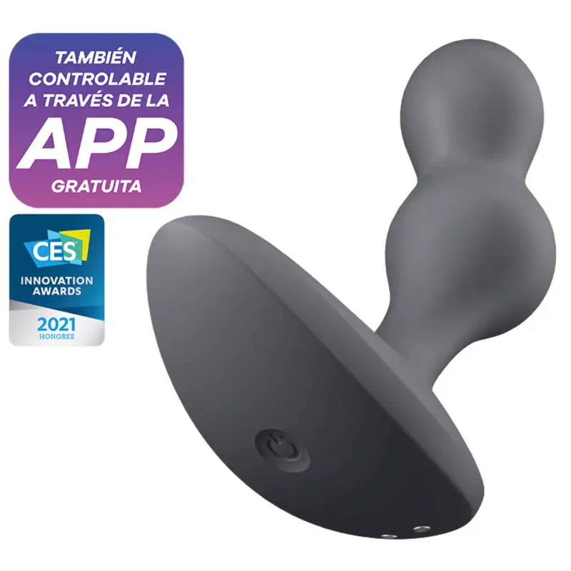 Satisfyer - Deep Diver vibrador plug App Grey