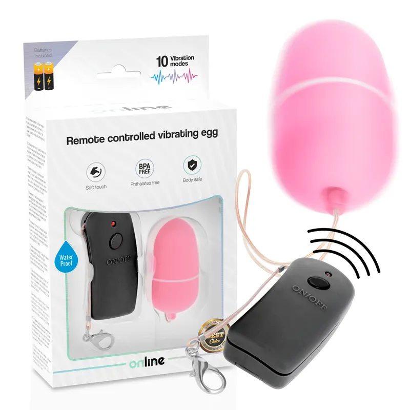Online - Remote Controlled vibrador huevo rosa