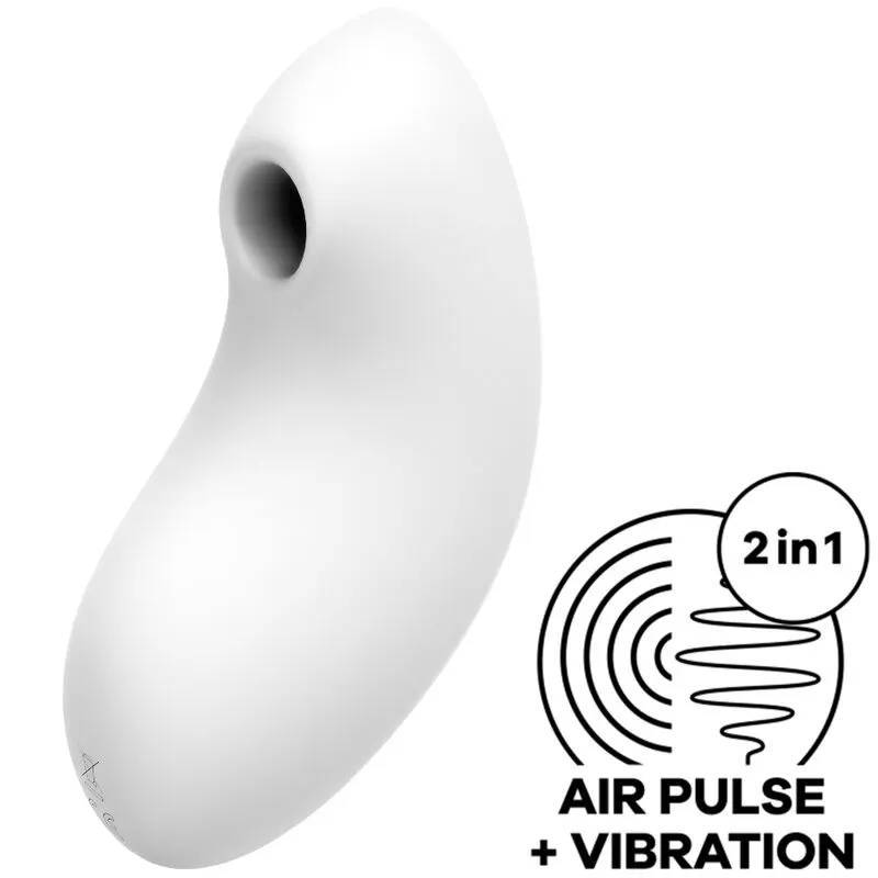 Satisfyer - Vulva Lover 2 ondas de presión Stimulator & vibrador blanco