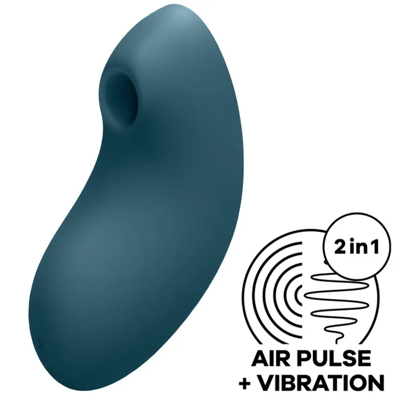 Satisfyer - Vulva Lover 2 ondas de presión Stimulator & vibrador azul