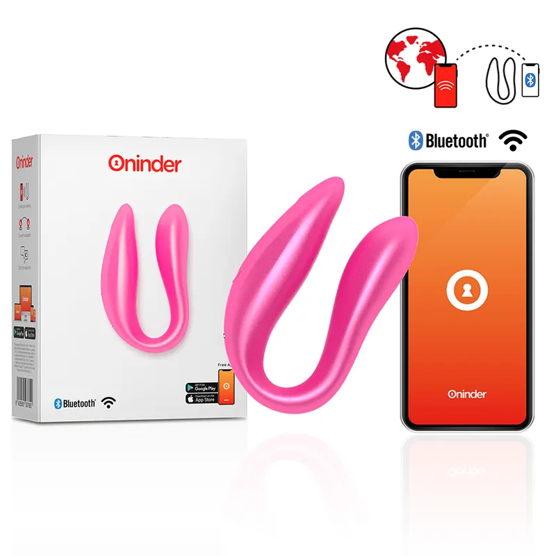 Oninder - Lisboa rosa G-Point & Clitoris Stimulator - Free rosa App