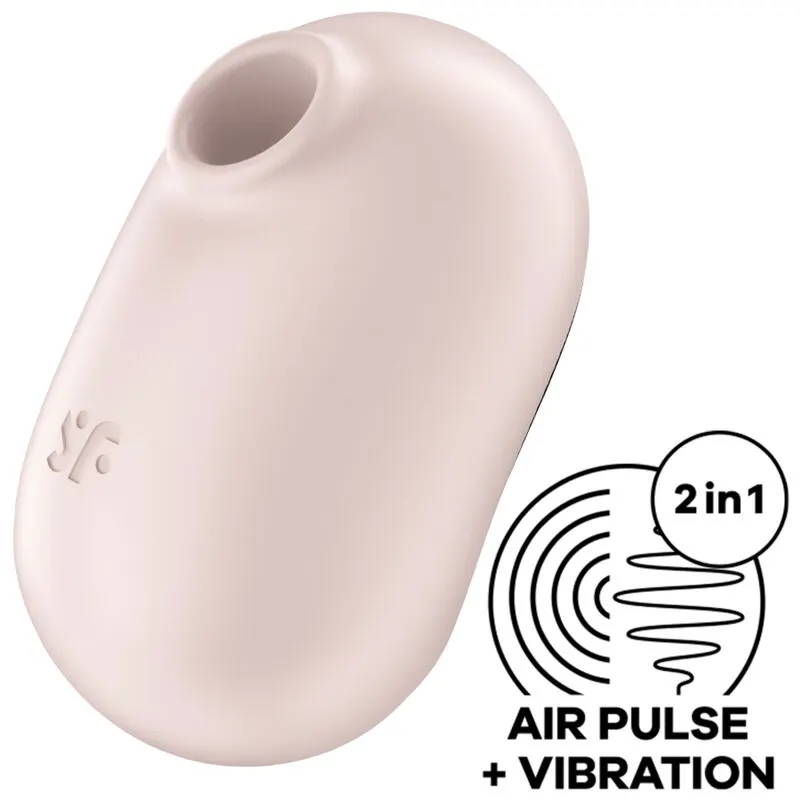 Satisfyer - Pro To Go 2 doble ondas de presión Stimulator & vibrador Beige
