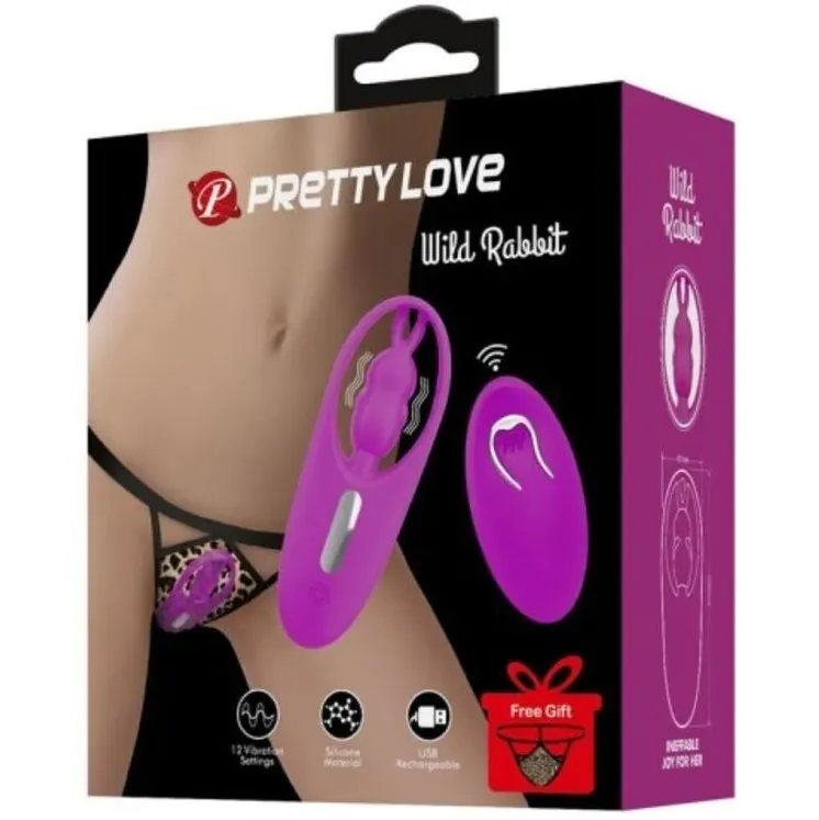 Pretty Love - Wild rabbit Stimulator For braguitas With control remoto Lilac