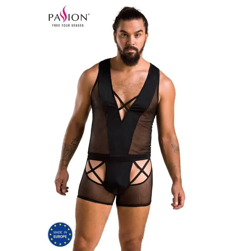 Passion - 054 Oscar set negro L/Xl