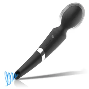 Black&Silver - Beck wand And succión Cup 2 In 1 silicona