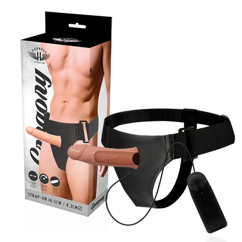 Harness Attraction - Gregory Hollow Rnes With vibrador 16.5 Cm -O- 4.3 Cm