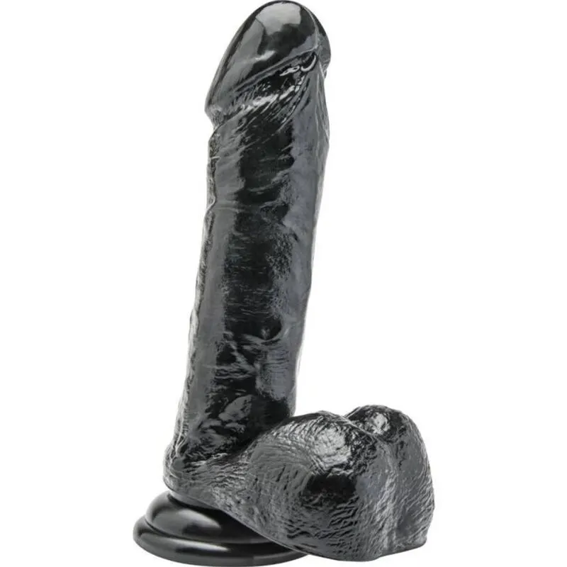 Get Real - Dildo 18 Cm With bolas negro