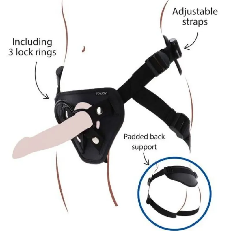 Get Real - Strap-on Deluxe arnés negro