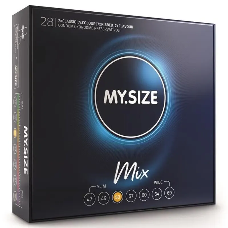 My Size - Mix preservativos 53 Mm 28 Units
