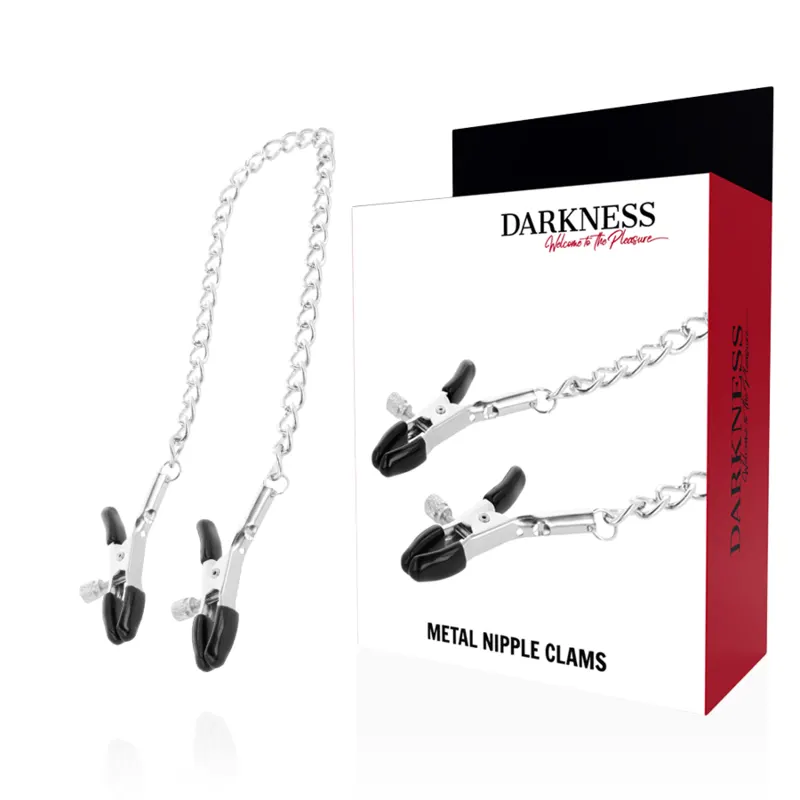 Darkness - Adjustable pezones pinzas Metal