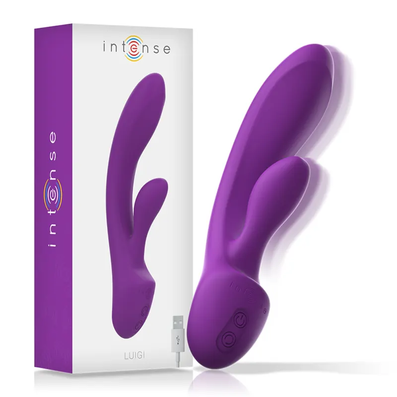 Intense - Luigi rabbit vibrador Liquid silicona morado