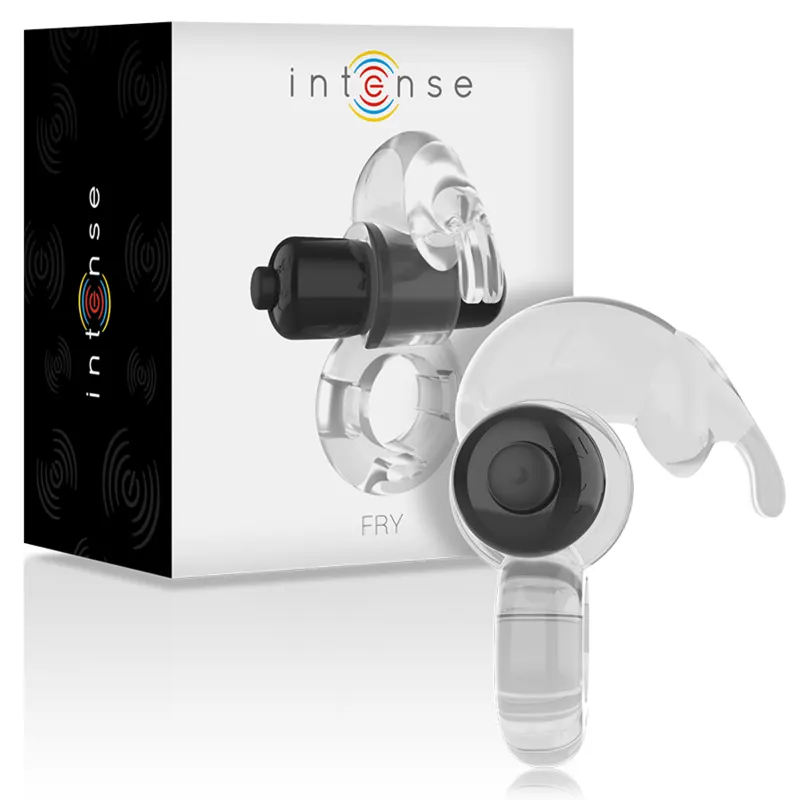 Intense - Fry transparente vibrador anillo