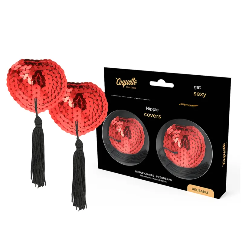 Coquette Chic Desire - Pezones Covers rojo