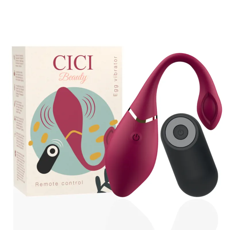 Cici Beauty - Premium silicona huevo vibrador control remoto