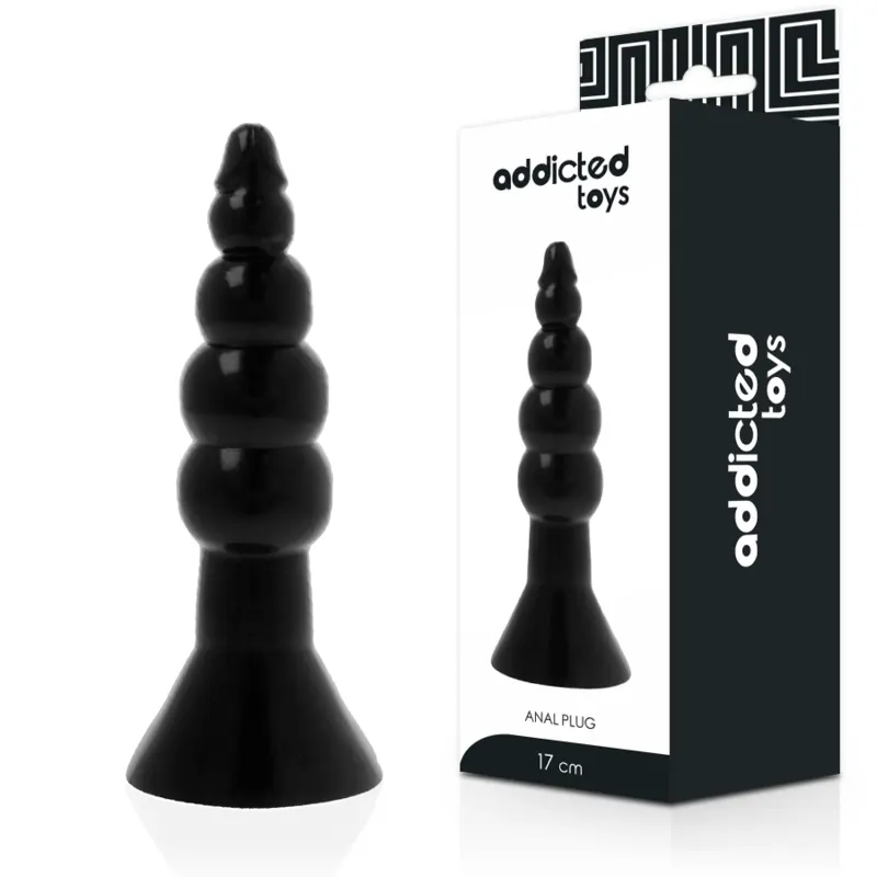 Addicted Toys - Plug anal 17 Cm negro