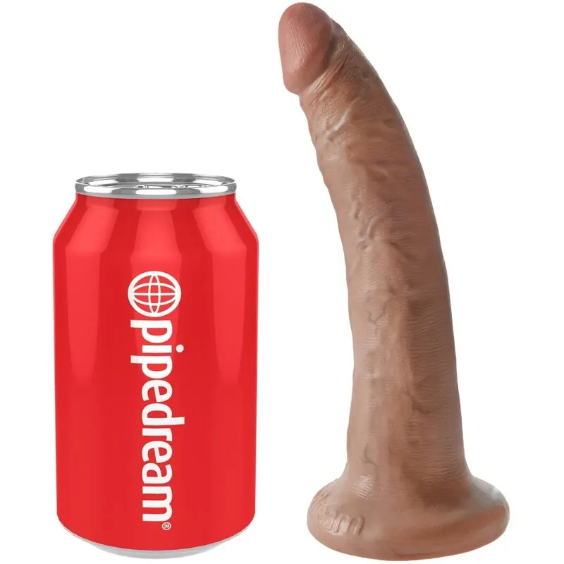 King Cock - Realista Penis 17.5 Cm Caramel