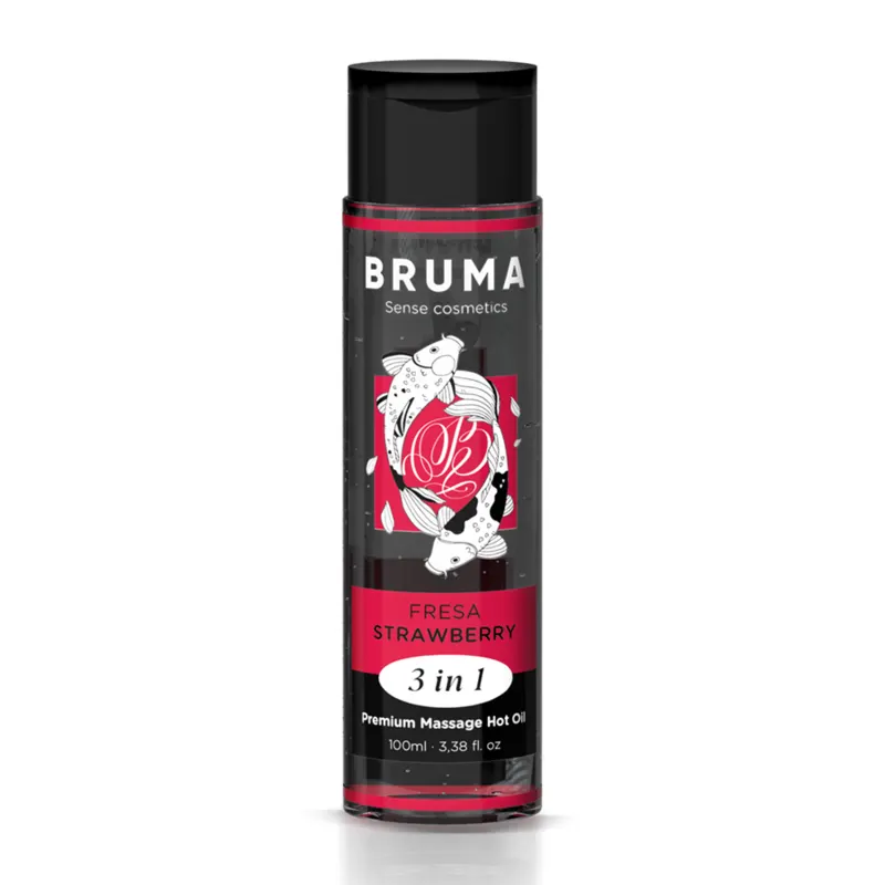 Bruma - Premium Massage Hot aceite Strawberry 3 In 1 - 100 Ml
