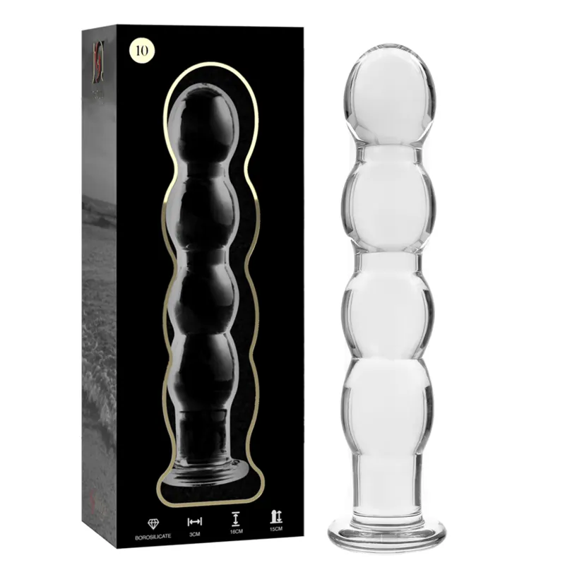 Nebula Series By Ibiza - Model 10 dildo Borosilicate Glass transparente 16.5 Cm -O- 3.5 Cm