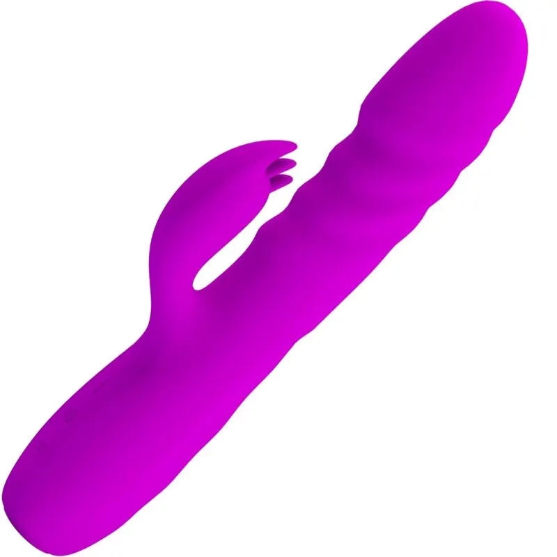 Pretty Love - Melanie morado recargable rabbit vibrador