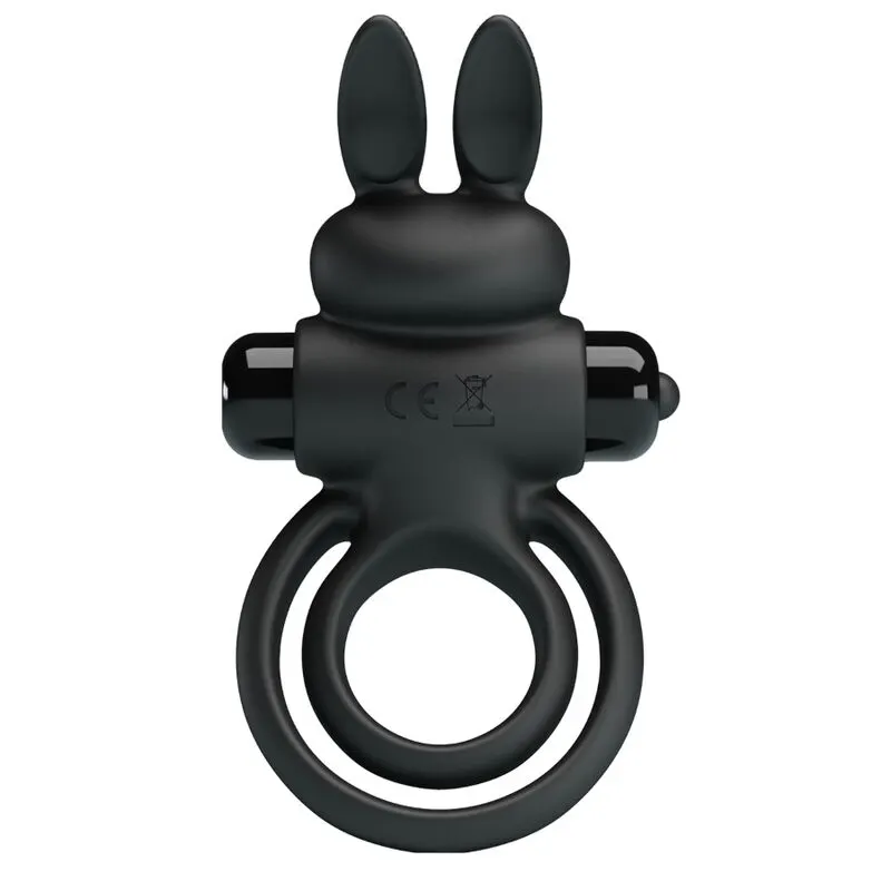 Pretty Love - Vibrador Iii rabbit anillo For negro Penis