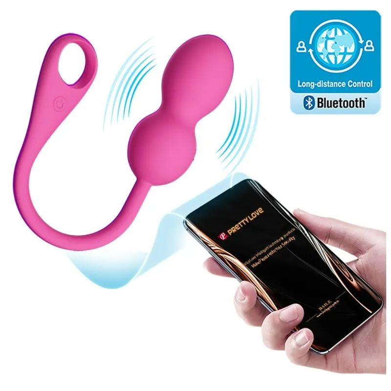 Pretty Love - Elvira rosa recargable vibrador bolas