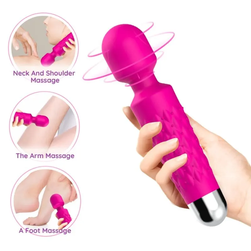Armony - Postman masajeador & vibrador Super Flexible Head Fuchsia