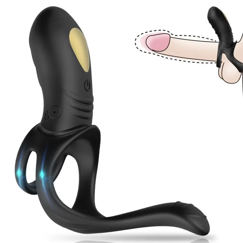 Armony - Joy Jumper anillo vibrador para parejas & plug anal negro