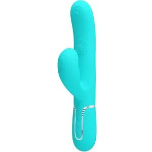 Pretty Love - Perlita Multifunction 3 In 1 punto g vibrador Aqua verde