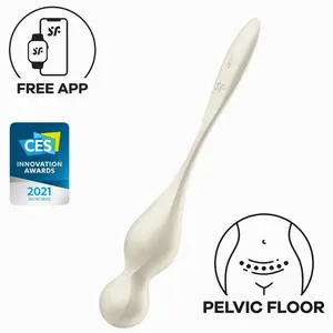 Satisfyer - Love Birds vibrador kegel bolas blanco