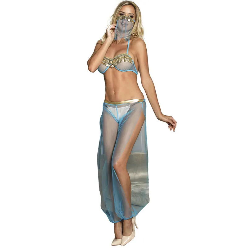 Subblime - India Style azul lencería set S/M
