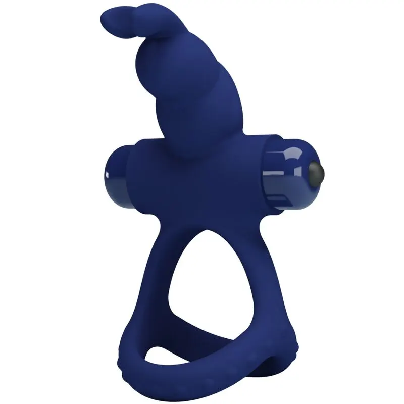 Pretty Love - Luchito doble vibrador anillo rabbit azul