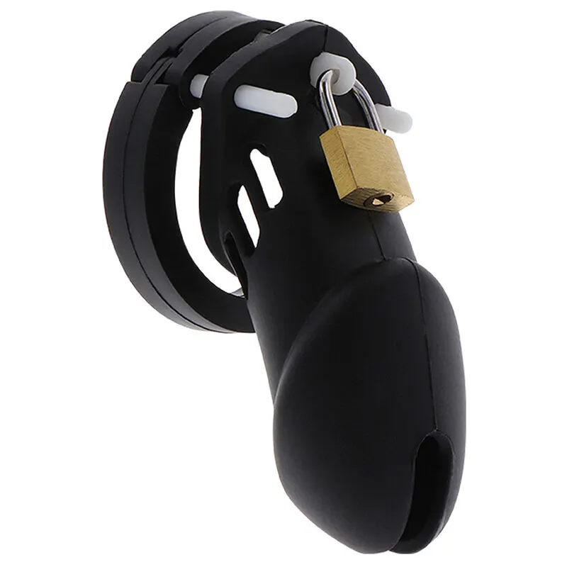 Hidden Desire - Extreme Chastity Cock Cage silicona Size L negro