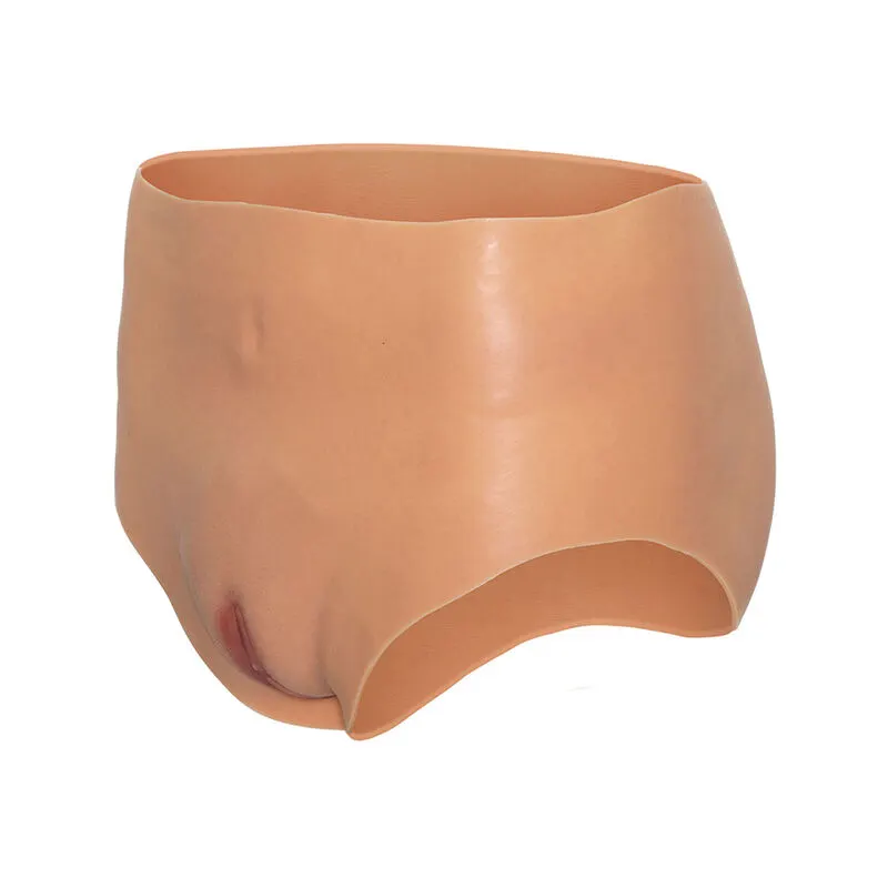 Hidden Desire - Alter Ego Open Vagina Brief High Waist color carne