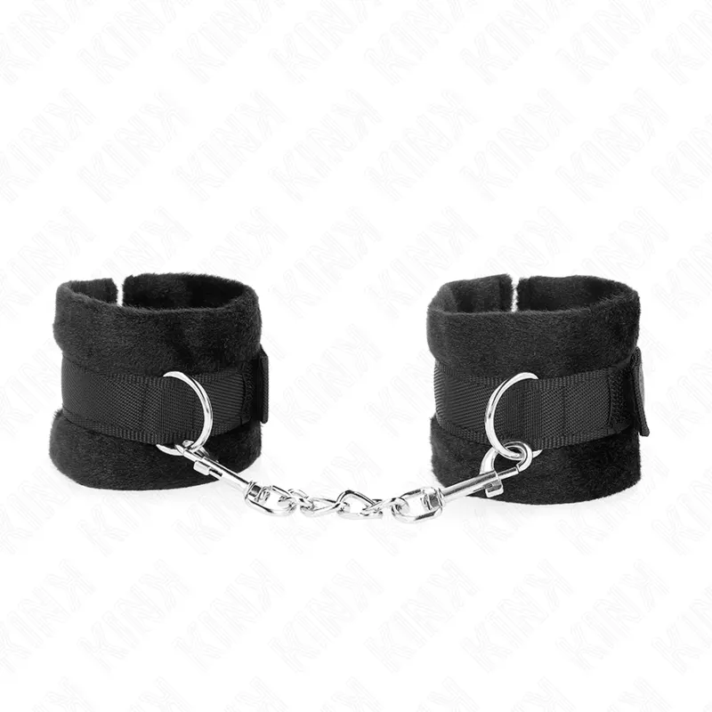 Kink - Beginner Fur Hand esposas negro 30 X 7 Cm