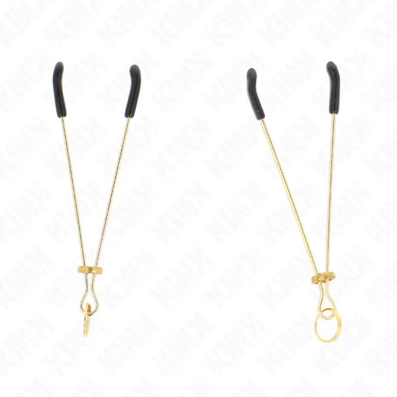 Kink - Thin pezones pinzas dorado 7 Cm