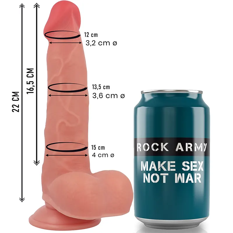Rockarmy - Liquid silicona Ranger 22 Cm -O- 3.6 Cm
