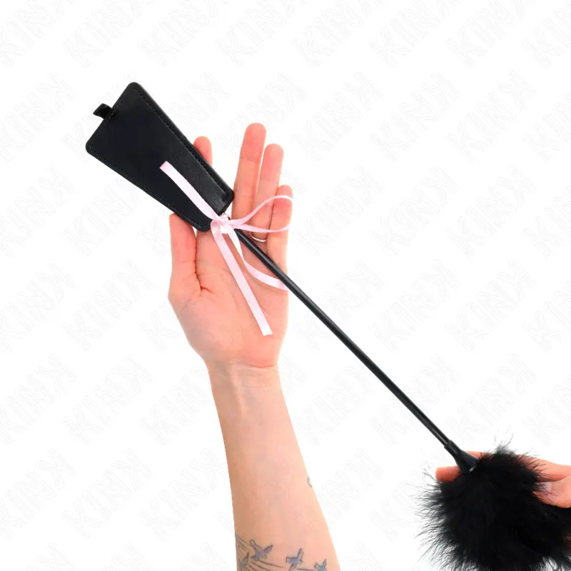 Kink - Tickle Feathers With rosa Ribbon Bow 49 Cm
