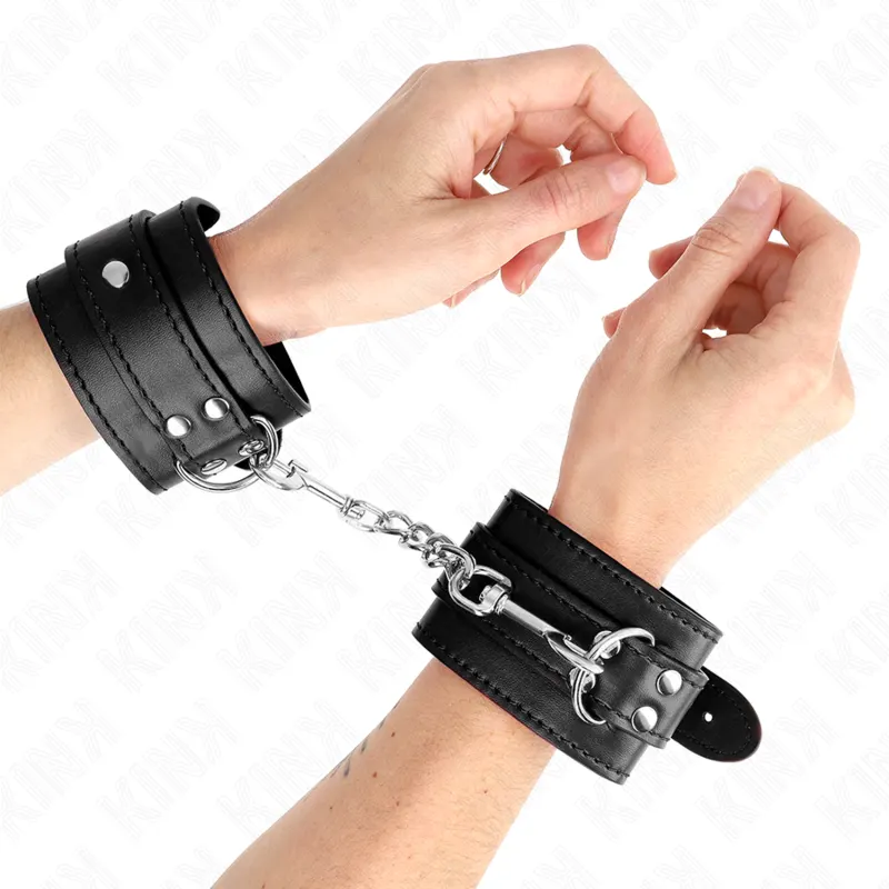 Kink - Simple Wrist Restraints negro Adjustable 20-23 Cm X 5.5 Cm