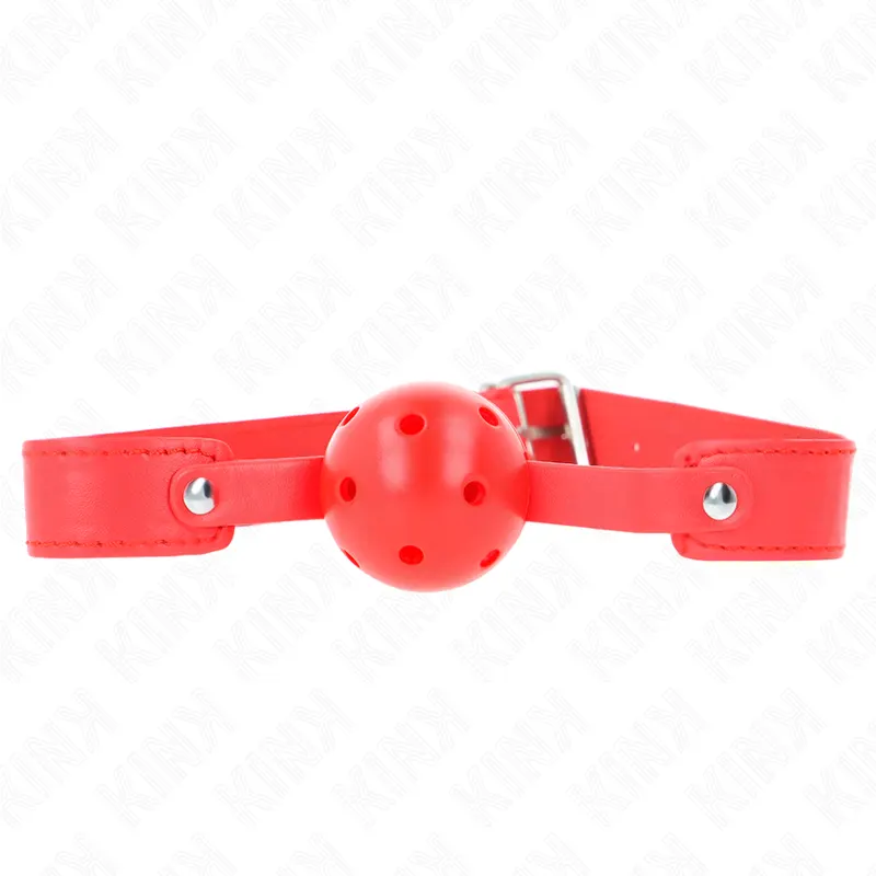 Kink - Rojo Breathable Ball 4.5 Cm Gag 65 X 2.5 Cm