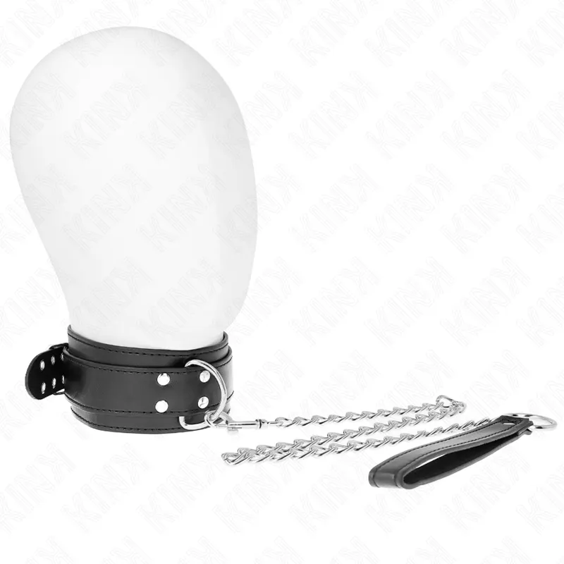Kink - Necklace With Strap 65 Cm plateado Buckles Adjustable 33-46 Cm X 5.5 Cm