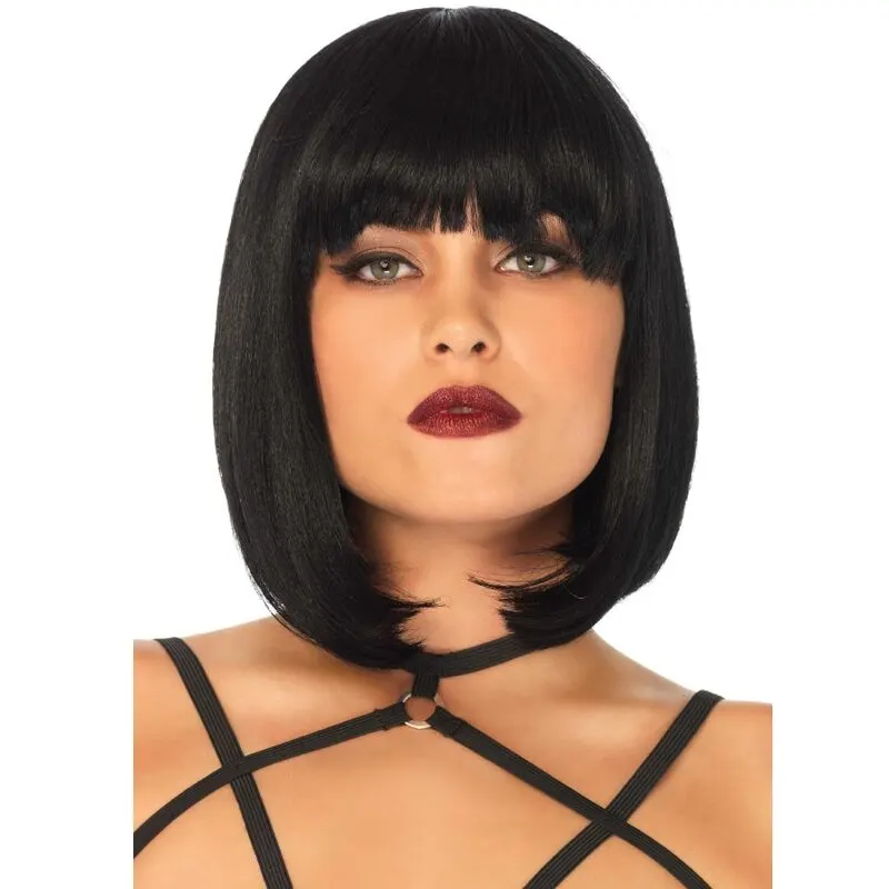 Leg Avenue - Short Natural Bob Wig negro